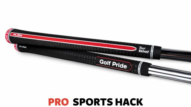 how to align golf grips