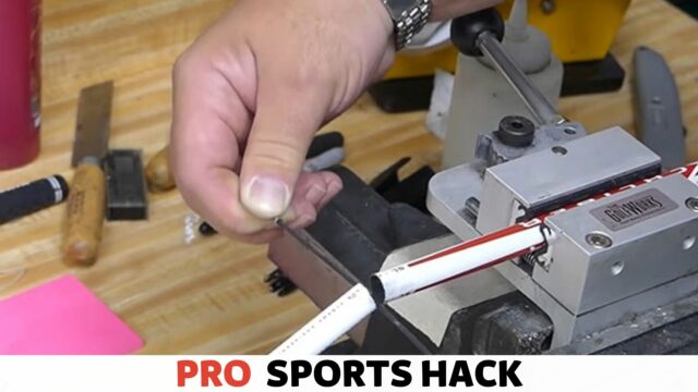 how to cut graphite golf shaft