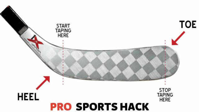 How to Tape a Hockey Stick Toe